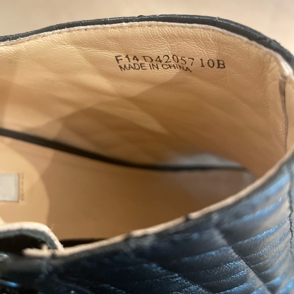 Cole Haan Annabel quilted black booties with open toe. Size 10. - Picture 8 of 11